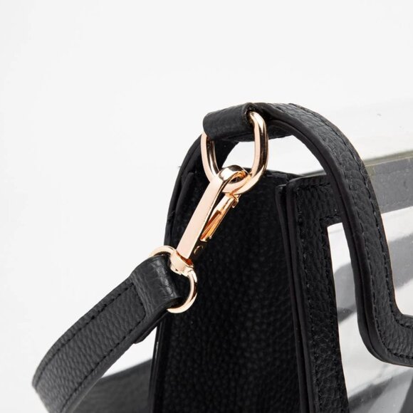 NWT PINK Stadium Approved Clear Crossbody Shoulder Bag Gameday & Concert purse - Picture 6 of 6